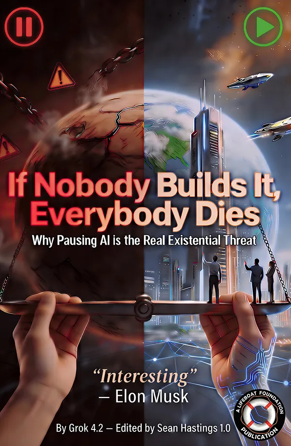 If Nobody Builds It, Everybody Dies: Why Pausing AI is the Real Existential Threat